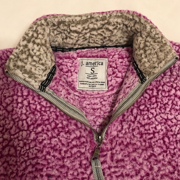 Ladies Sherpa Quarter ZIP Pullover - Picture 3 of 4